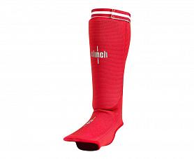 Защита голень-стопа Clinch Shin Instep Protector, красный
