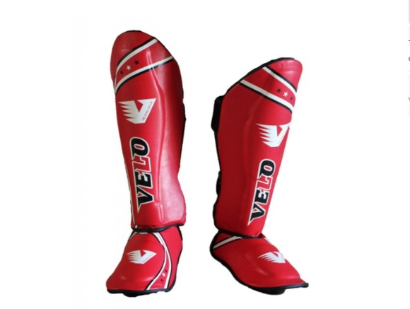 Защита голень-стопа Velo 7030 Flex красный