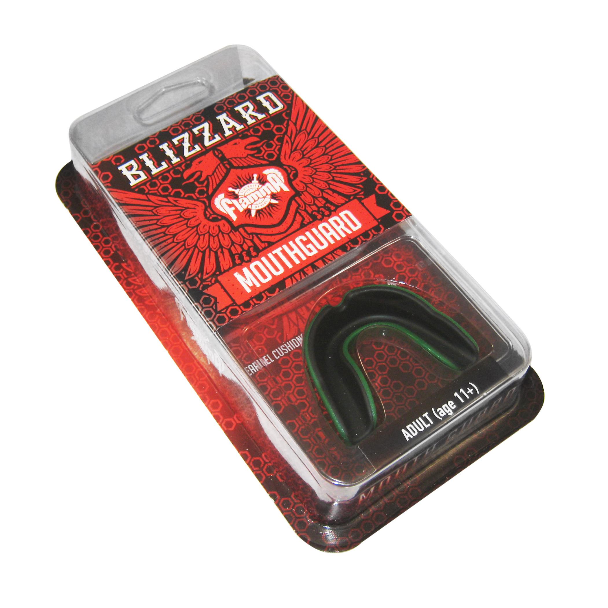 Капа Flamma Blizard MGF-031Monstr 11+ черный-белый
