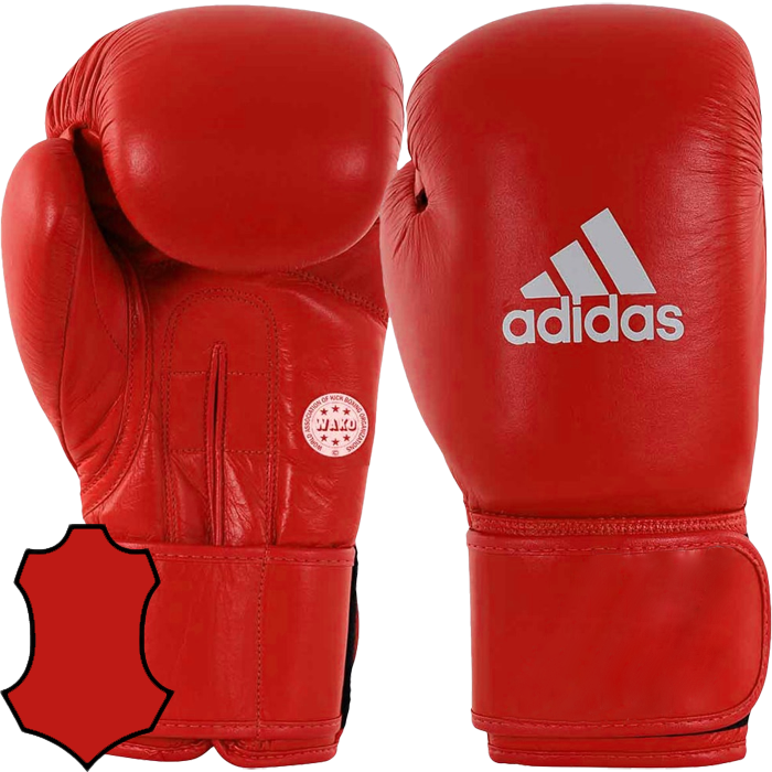 Перчатки для кикбоксинга Adidas Wako красный