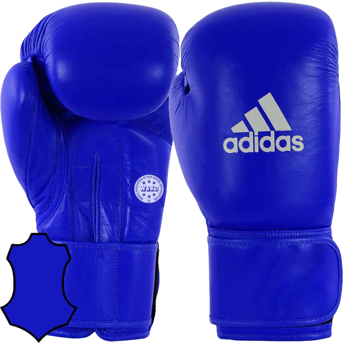 Перчатки для кикбоксинга Adidas Wako синий