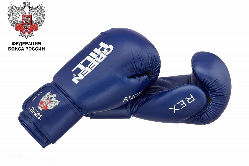 Перчатки для кикбоксинга GH REX WAKO Approved BGR-2272w синий