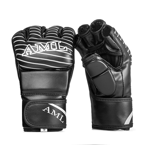 Перчатки MMA AML Star и/к черный