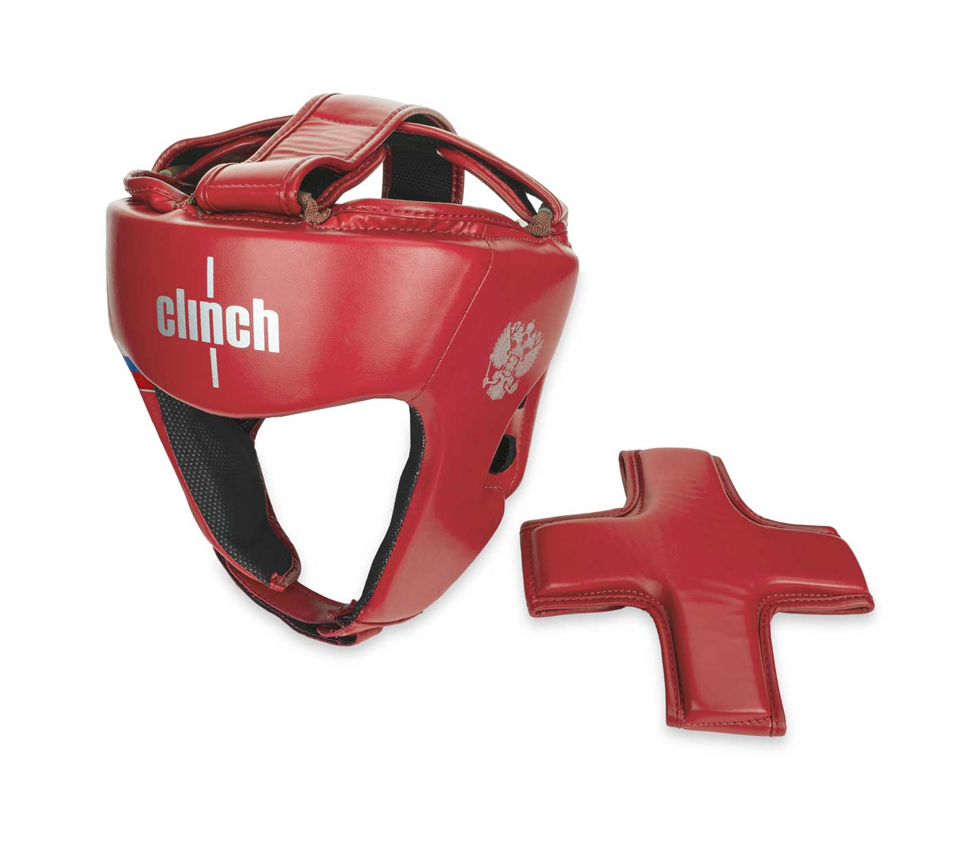 Шлем бокс Clinch Olimp Dual красный
