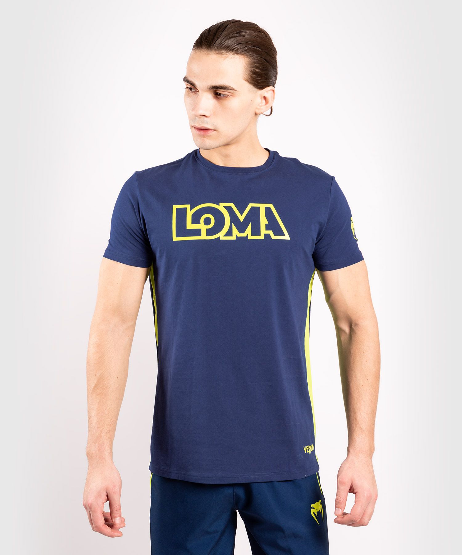 Футболка Venum Giant Origins Loma Edition синий/желтый