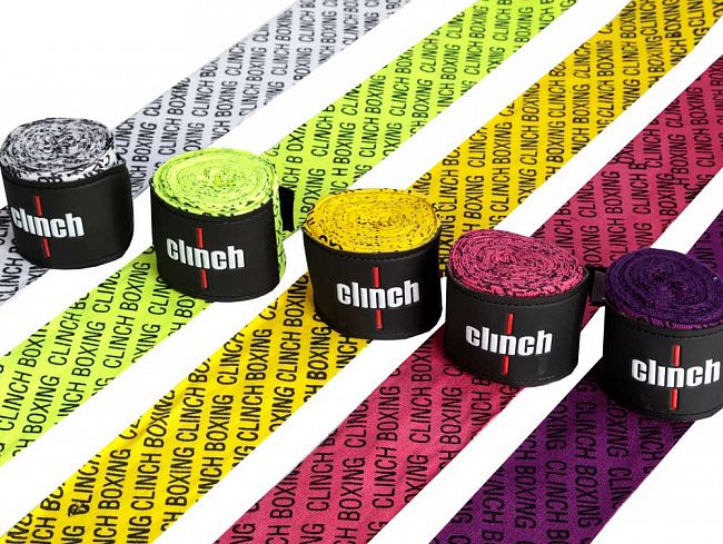 Бинты бокс Clinch Boxing Grepe Bandage Tech Fix, эластик 4,5 м