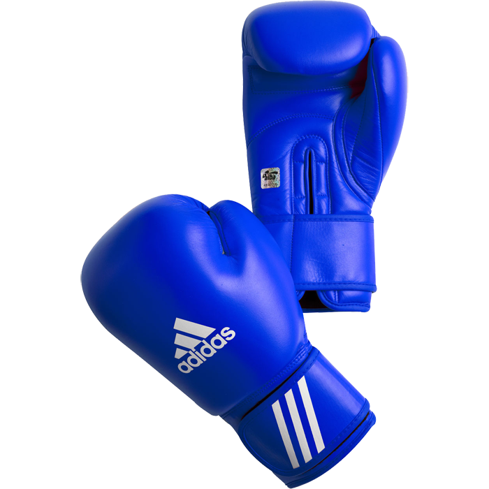 Перчатки бокс Adidas AIBA синий