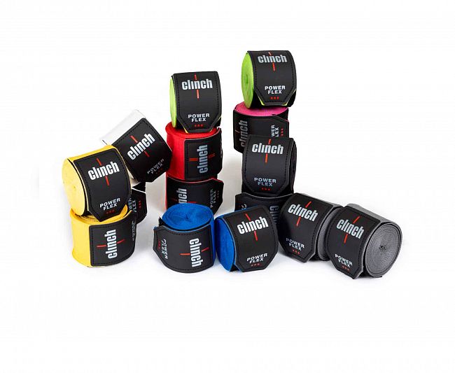 Бинты бокс Clinch Boxing Hand Wrap Power Flex эластик 3,5 м
